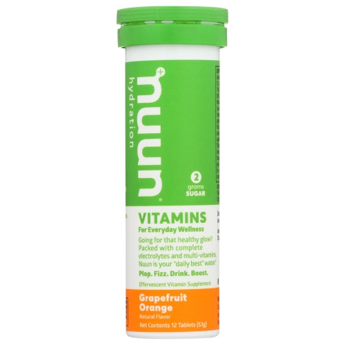 Vitamin Grapefruit Orng Case of 8 X 12 TB By Nuun