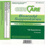 McKesson, Laxative Geri-Care  Suppository 100 per Box 10 mg Strength Bisacodyl USP, Count of 1