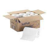 Paper Towel SofPull  Hardwound Roll 9 Inch X 400 Foot Case of 6 by Georgia Pacific