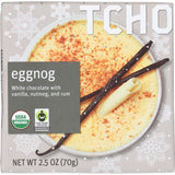 Choc Bar Mlk Eggnog Case of 12 X 70 Gram By Tcho