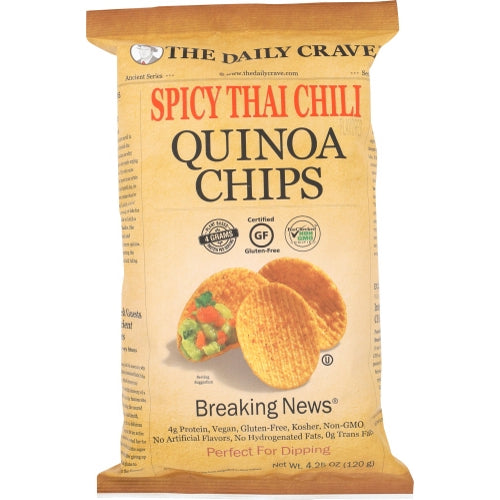 Chip Quinoa Spicy Thai Case of 8 X 4.25 Oz By The Daily Crave