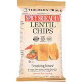 The Daily Crave, Chip Lentil Spicy Srirach, Case of 8 X 4.25 Oz