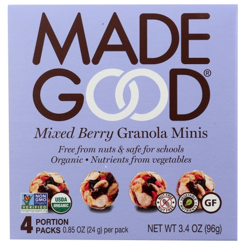 Granola Mixed Berry Case of 6 X 3.4 Oz By Madegood