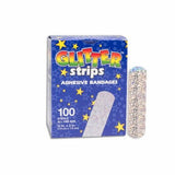 Dukal, Adhesive Strip Glitter Stat Strip, Count of 100