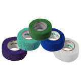 Andover Coated Products, Cohesive Bandage CoFlex  NL 1 Inch X 5 Yard Standard Compression Self-adherent Closure Teal / Blue /, Count of 30