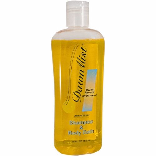 Shampoo and Body Wash DawnMist  16 oz. Flip Top Bottle Apricot Scent 1 Each By Donovan