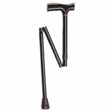 Folding Cane 33 to 37 Inch Height Black, 1 Each By Fabrication Enterprises