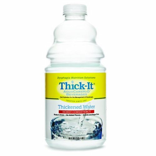 Thickened Water Thick-It  AquaCareH2O  64 oz. Container Bottle Unflavored Ready to Use Honey Consist Count of 4 By Thick-It