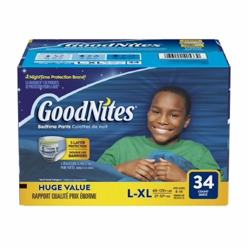 Absorbent Underwear Boy - Large / X-Large, Case of 34 By Kimberly Clark