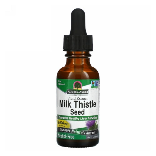 Milk Thistle ALCOHOL FREE, 1 OZ By Nature's Answer