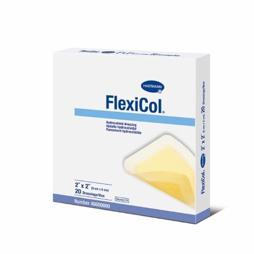 Hydrocolloid Dressing FlexiCol  2 X 2 Inch Square Sterile Count of 20 By Hartmann Usa Inc