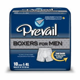 Male Adult  Absorbent Underwear Large / X-Large, 10 Bags By First Quality