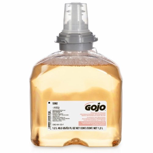 Antibacterial Soap GOJO  Premium Foaming 1,200 mL Dispenser Refill Bottle Fresh Fruit Scent Count of 1 By Gojo
