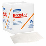 Kimberly Clark, Task Wipe WypAll L40 Light Duty White NonSterile Double Re-Creped, 12 X 12-1/2 Inch Disposable
