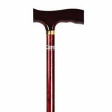 T-Handle Cane Designer Aluminum 31 to 40 Inch Height Red Red Case of 2 By Carex