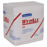 Task Wipe WypAll X70 Heavy Duty White NonSterile Cellulose / Polypropylene 12 X 12-1/2 Inch Reusable Case of 912 by Kimberly Clark