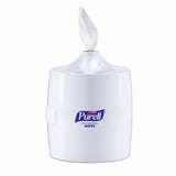 Purell, Wipe Dispenser Purell  White Plastic Manual Pull 1500 Count Wall Mount, Count of 1