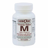 McKesson, Multivitamin Supplement with Minerals Geri-Care Caplet 100 per Bottle, Count of 1