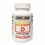 McKesson, Vitamin Supplement Geri-Care  Vitamin D3 1000 IU Strength Tablet 100 per Bottle, Count of 1