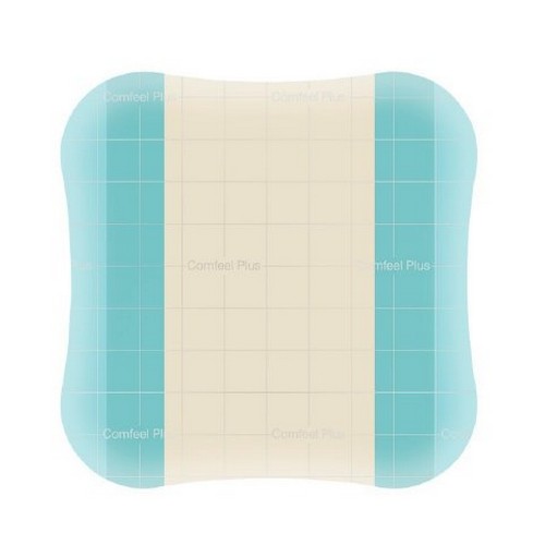 Coloplast, Hydrocolloid Dressing Comfeel  Plus Ulcer 4 X 4 Inch Square Sterile, Count of 10