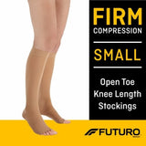 Compression Stockings 3M Futuro Knee High Small Beige Open Toe 12 Each By 3M