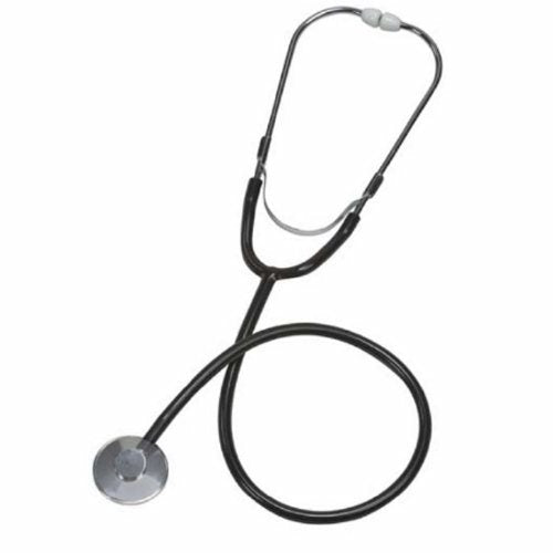 Mabis Healthcare, Classic Stethoscope Mabis  Black 1-Tube 22 Inch Tube Single Head Chestpiece, Count of 1