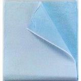 Stretcher Sheet Tidi  Everyday Flat 40 X 48 Inch Blue Tissue / Poly Disposable Blue Case of 100 by Tidi