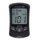 ArkRay, Blood Glucose Meter Kit Glucocard  Vital 7 Second Results Stores Up To 250 Results , 14 and 30 Day A, Count of 4
