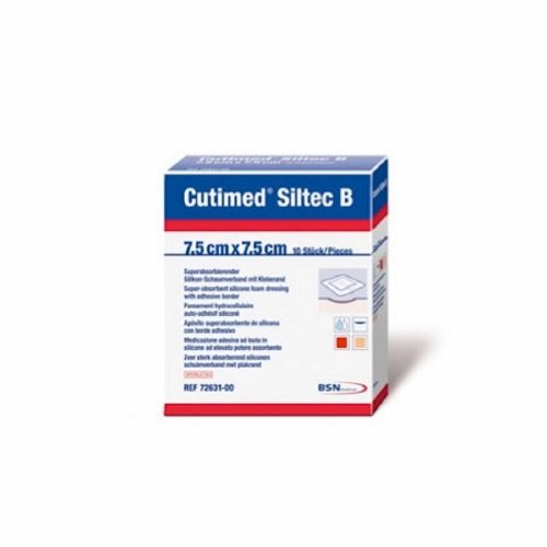 Bsn-Jobst, Hydrogel Dressing Cutimed  Siltec B 6 X 6 Inch Square Sterile, Count of 10