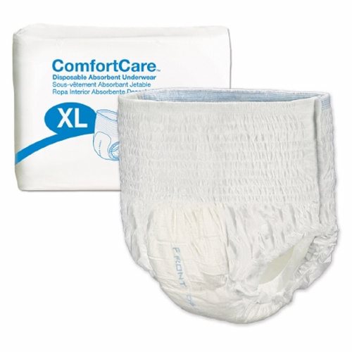 Principle Business Enterprises, Unisex Adult Absorbent Underwear ComfortCare Pull On with Tear Away Seams X-Large Disposable Moderat, Count of 25