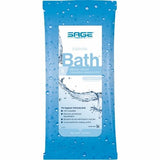 Sage, Rinse-Free Bath Wipe Essential Bath  Soft Pack Purified Water / Methylpropanediol / Glycerin / Aloe, Count of 1