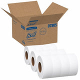Toilet Tissue Scott  Essential JRT White 2-Ply Jumbo Size Cored Roll Continuous Sheet 3-11/20 Inch X White Case of 12 by Kimberly Clark