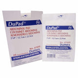 Derma e, Abdominal Pad DuPad  Cellulose 1-Ply 8 X 10 Inch Rectangle Sterile, Count of 25