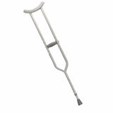 Bariatric Underarm Crutches drive Steel Frame Tall Adult 500 lbs. Weight Capacity Push Button Adjust 1 Pair by Drive Medical