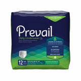 First Quality, Female Adult Absorbent Underwear Prevail  Daily Underwear Pull On with Tear Away Seams 2X-Large Disp, Count of 48