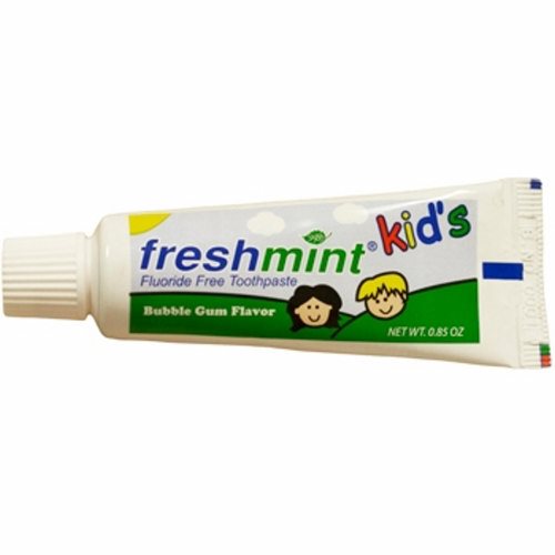 New World Imports, Toothpaste Freshmint kids Bubble Gum Flavor .85 oz. Tube, Count of 144