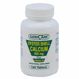 Joint Health Supplement Geri-Care Calcium / Vitamin D 500 mg - 200 IU Strength Tablet 100 per Bottle Count of 1 By McKesson