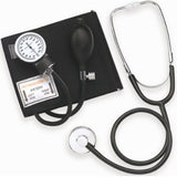 Mabis Healthcare, Blood Pressure w Stethoscope Kit Pocket Style Hand Held Large Nylon Cuff 22 Inch Stethoscope Tube, Count of 1