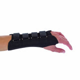 Wrist Splint PROCARE  Suede / Cotton Left Hand Black Large Count of 1 By DJO