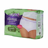 Always Discreet, Female Adult Absorbent Underwear Always  Discreet Pull On with Tear Away Seams Small / Medium Dispos, Count of 19