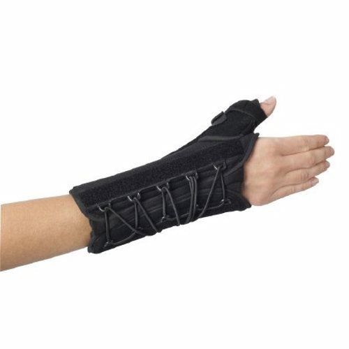 DJO, Wrist / Thumb Support Splint Quick-Fit  W.T.O. Nylon / Foam Right Hand Black One Size Fits Most, Count of 1