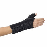 DJO, Wrist / Thumb Support Splint Quick-Fit  W.T.O. Thumb and Palmar Stay Nylon / Foam Left Hand Black On, Count of 1