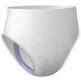 Always Discreet, Female Adult Absorbent Underwear Always  Discreet Pull On with Tear Away Seams X-Large Disposable He, Count of 15