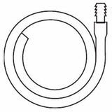 Hollister, Extension Tubing Hollister 18 Inch L, 11/32 Inch ID, Oval, Kink Resistant, With Connector, Count of 1