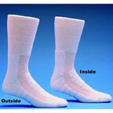 Salk, Diabetic Socks HealthDri Calf High Size 9-11 White Closed Toe, Count of 2