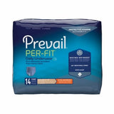 Male Adult Absorbent Underwear Prevail  Per-Fit  Men Pull On with Tear Away Seams X-Large Disposable Case of 56 by First Quality