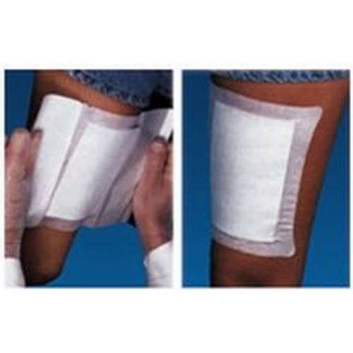 Adhesive Dressing WoundGard  6 X 8 Inch Gauze Rectangle White Sterile 30 Count By MPM Medical