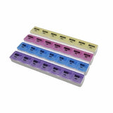 Fabrication Enterprises, Pill Organizer Mediplanner  7 Day 4 Dose, Count of 1
