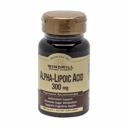 Alpha Lipoic Acid 300mg 60 Tabs By Windmill Health
