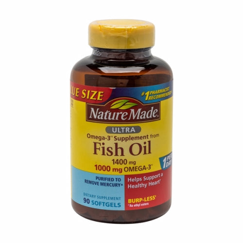 Omega 3 Ultra Fish Oil 90 Softgels By Nature Made